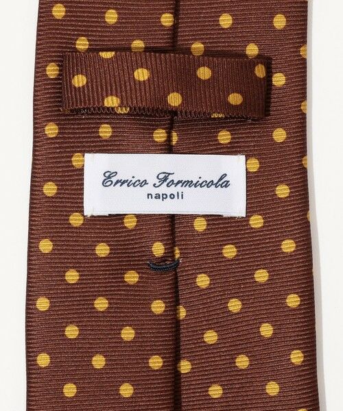 TOMORROWLAND / トゥモローランド ネクタイ | ERRICO FORMICOLA シルクプリント ドット柄ネクタイ | 詳細3