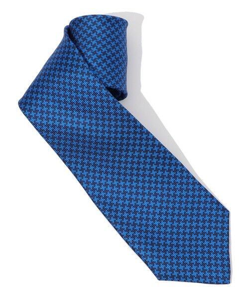 TOMORROWLAND / トゥモローランド ネクタイ | ERRICO FORMICOLA シルクプリント ハウンドトゥース柄ネクタイ | 詳細1