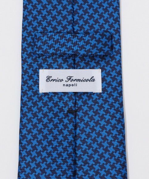 TOMORROWLAND / トゥモローランド ネクタイ | ERRICO FORMICOLA シルクプリント ハウンドトゥース柄ネクタイ | 詳細3