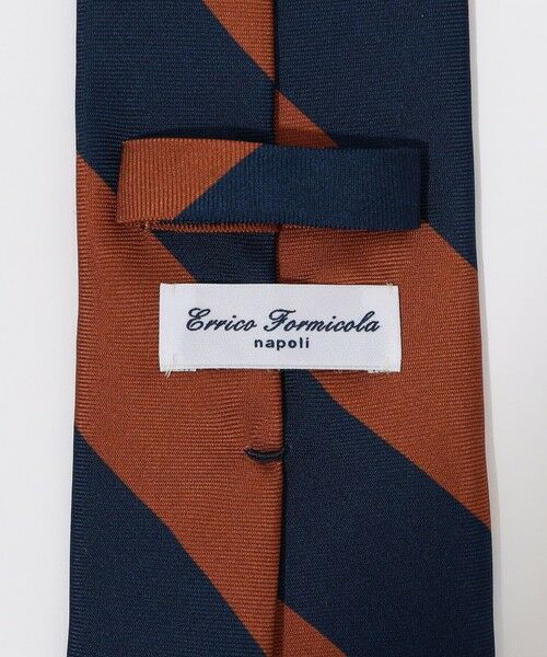 TOMORROWLAND / トゥモローランド ネクタイ | ERRICO FORMICOLA シルクプリント レジメンタルストライプ ネクタイ | 詳細3