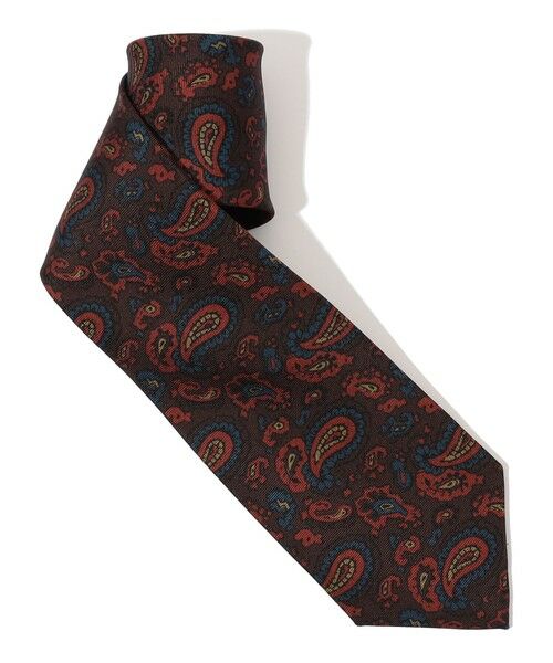 TOMORROWLAND / トゥモローランド ネクタイ | ERRICO FORMICOLA シルクプリント ペイズリー柄ネクタイ | 詳細1