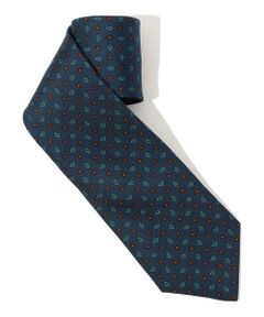 TOMORROWLAND / トゥモローランド ネクタイ | ERRICO FORMICOLA シルクプリント 小紋柄ネクタイ