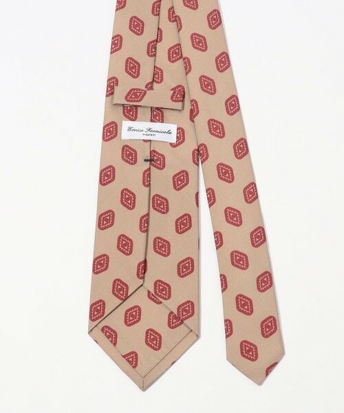 TOMORROWLAND / トゥモローランド ネクタイ | ERRICO FORMICOLA シルクプリント 小紋柄ネクタイ | 詳細2