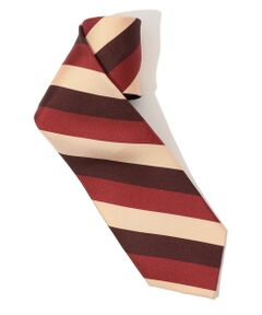 TOMORROWLAND / トゥモローランド ネクタイ | ERRICO FORMICOLA シルクプリント レジメンタルストライプ ネクタイ