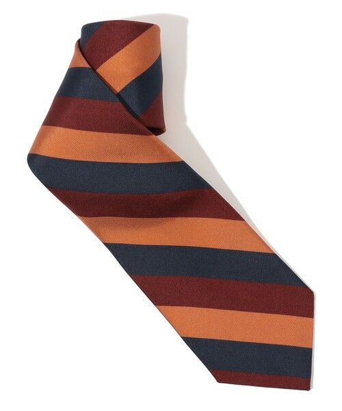 TOMORROWLAND / トゥモローランド ネクタイ | ERRICO FORMICOLA シルクプリント レジメンタルストライプ ネクタイ | 詳細1