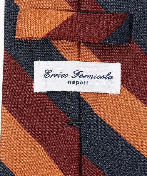 TOMORROWLAND / トゥモローランド ネクタイ | ERRICO FORMICOLA シルクプリント レジメンタルストライプ ネクタイ | 詳細3