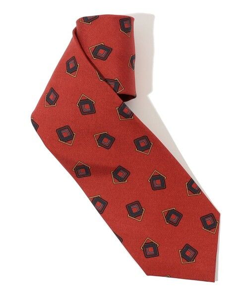 TOMORROWLAND / トゥモローランド ネクタイ | ERRICO FORMICOLA シルクプリント 小紋柄ネクタイ | 詳細1