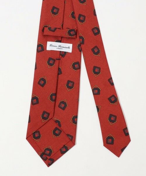 TOMORROWLAND / トゥモローランド ネクタイ | ERRICO FORMICOLA シルクプリント 小紋柄ネクタイ | 詳細2