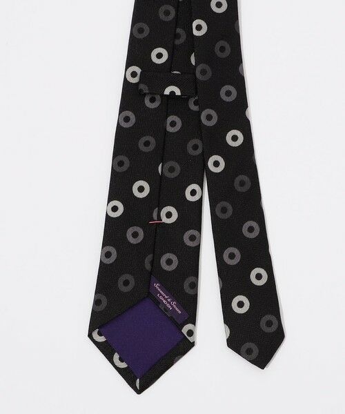 TOMORROWLAND / トゥモローランド ネクタイ | Seaward ＆ Stearn シルクジャガード ドット柄ネクタイ | 詳細2
