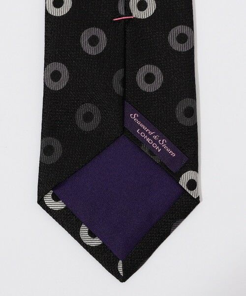 TOMORROWLAND / トゥモローランド ネクタイ | Seaward ＆ Stearn シルクジャガード ドット柄ネクタイ | 詳細3