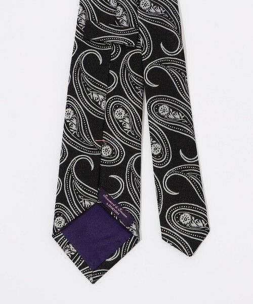 TOMORROWLAND / トゥモローランド ネクタイ | Seaward ＆ Stearn シルクジャガード ペイズリー柄ネクタイ | 詳細2