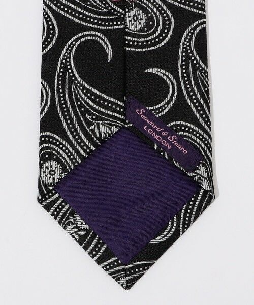 TOMORROWLAND / トゥモローランド ネクタイ | Seaward ＆ Stearn シルクジャガード ペイズリー柄ネクタイ | 詳細3