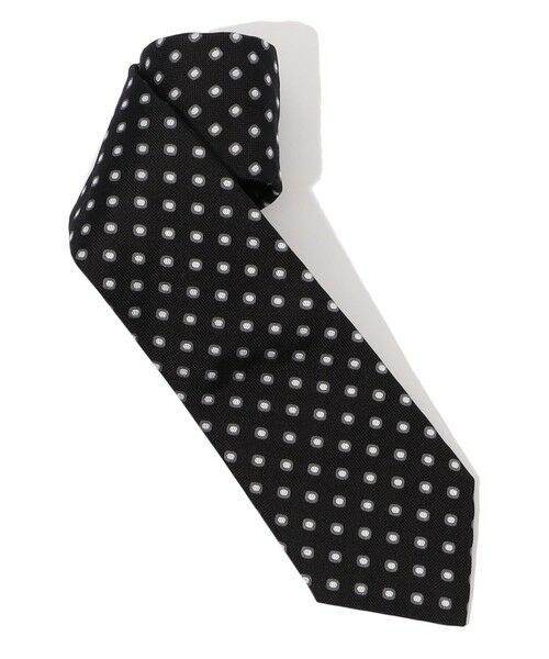 TOMORROWLAND / トゥモローランド ネクタイ | Seaward ＆ Stearn シルクプリント ドット柄ネクタイ | 詳細1