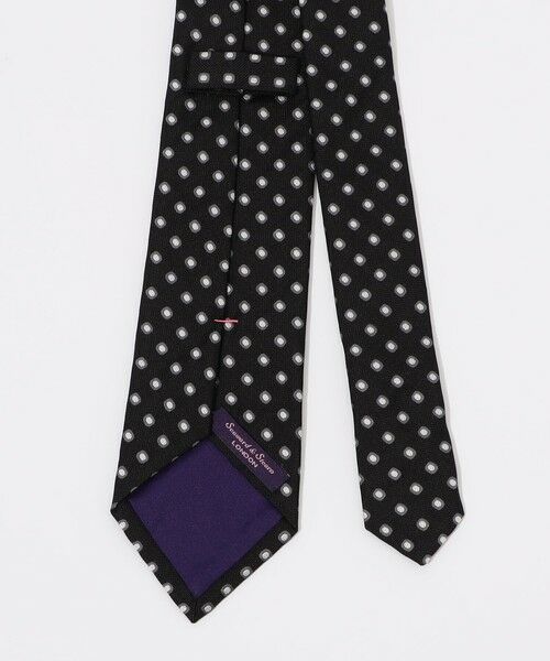 TOMORROWLAND / トゥモローランド ネクタイ | Seaward ＆ Stearn シルクプリント ドット柄ネクタイ | 詳細2