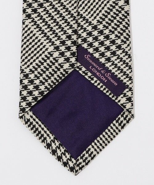 TOMORROWLAND / トゥモローランド ネクタイ | Seaward & Stearn シルクジャガード チェック柄ネクタイ | 詳細3