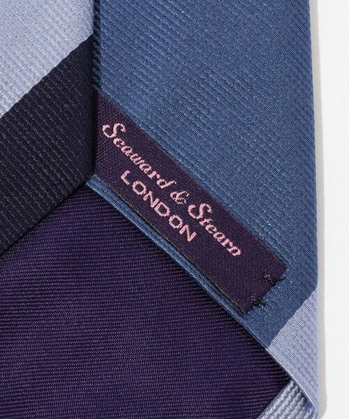 TOMORROWLAND / トゥモローランド ネクタイ | Seaward & Stearn シルクジャガード レジメンタルストライプネクタイ | 詳細3