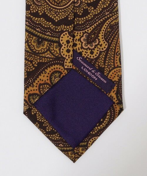 TOMORROWLAND / トゥモローランド ネクタイ | Seaward ＆ Stearn シルクプリントネクタイ | 詳細3