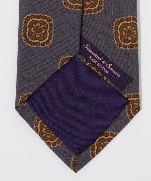 TOMORROWLAND / トゥモローランド ネクタイ | Seaward ＆ Stearn シルクプリントネクタイ | 詳細3
