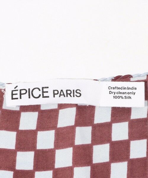 TOMORROWLAND / トゥモローランド バンダナ・スカーフ | EPICE シルク ブロックプリント スカーフ | 詳細4