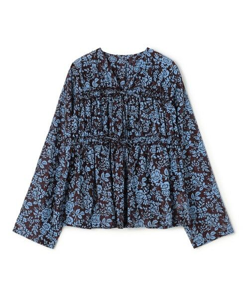 TOMORROWLAND / トゥモローランド シャツ・ブラウス（半袖以外） | セルロースポリエステルプリント ギャザーブラウス | 詳細10