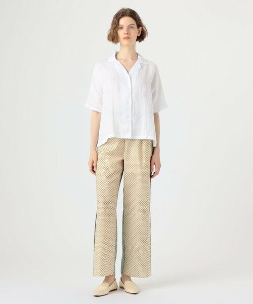 TOMORROWLAND / トゥモローランド その他パンツ | パネルプリント イージーストレートパンツ | 詳細1