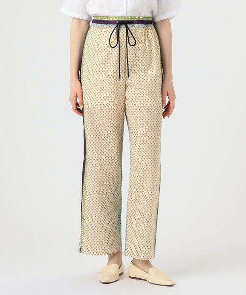 TOMORROWLAND / トゥモローランド その他パンツ | パネルプリント イージーストレートパンツ | 詳細2