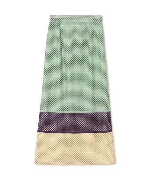 TOMORROWLAND / トゥモローランド ロング・マキシ丈スカート | パネルプリント ナロースカート | 詳細11