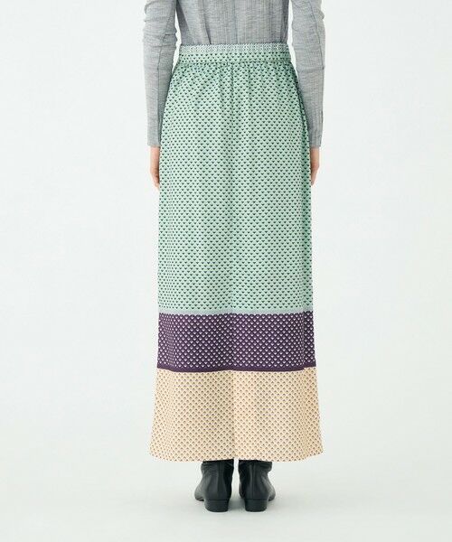 TOMORROWLAND / トゥモローランド ロング・マキシ丈スカート | パネルプリント ナロースカート | 詳細4