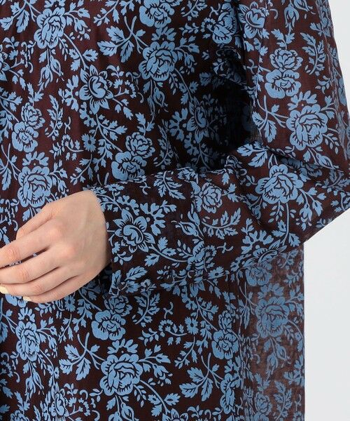 TOMORROWLAND / トゥモローランド ロング・マキシ丈ワンピース | セルロースポリエステルプリント クルーネックワンピース | 詳細6