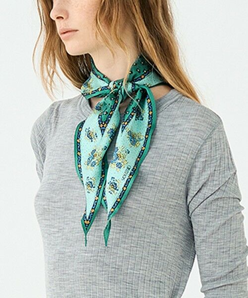 TOMORROWLAND / トゥモローランド バンダナ・スカーフ | SOULEIAO シルクプリント スカーフ | 詳細1