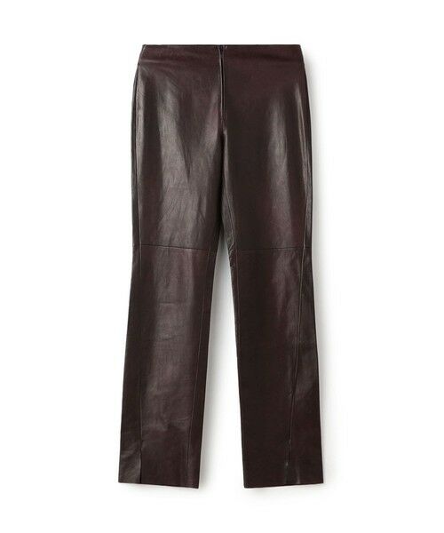 TOMORROWLAND / トゥモローランド その他パンツ | GABRIELA COLL GARMENTS LEATHER SLIT TROUSER（79 ダークパープル）