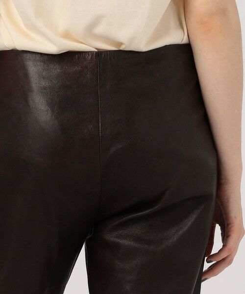 TOMORROWLAND / トゥモローランド その他パンツ | GABRIELA COLL GARMENTS LEATHER SLIT TROUSER | 詳細6