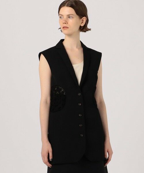 TOMORROWLAND / トゥモローランド ベスト | diotima Long Tower Vest | 詳細2