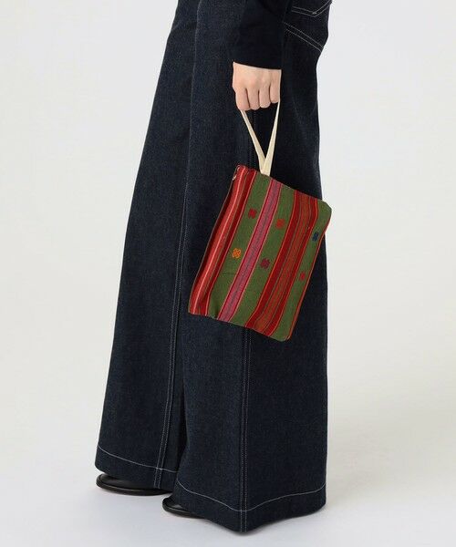 TOMORROWLAND / トゥモローランド ハンドバッグ | charrita Woven textile bag | 詳細1