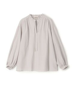 TOMORROWLAND / トゥモローランド シャツ・ブラウス（半袖以外） | ハイカウントポプリン フリルカラーブラウス