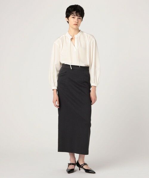 TOMORROWLAND / トゥモローランド シャツ・ブラウス（半袖以外） | ハイカウントポプリン フリルカラーブラウス | 詳細1