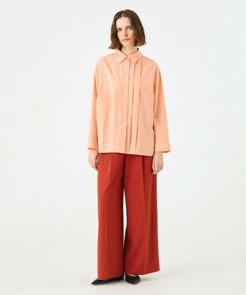 TOMORROWLAND / トゥモローランド シャツ・ブラウス（半袖以外） | ハイカウントポプリン フロントタックシャツ | 詳細1