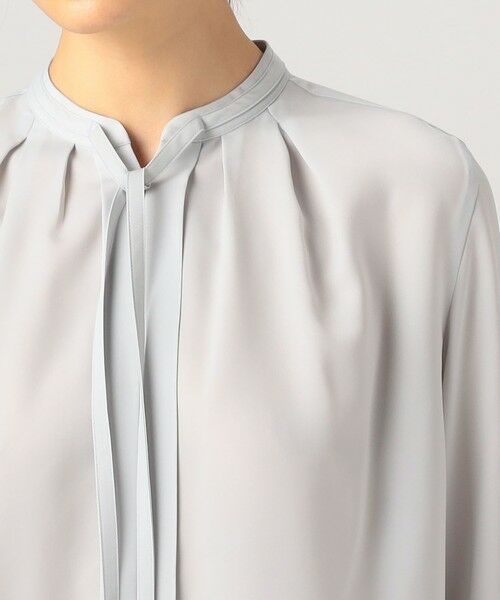TOMORROWLAND / トゥモローランド シャツ・ブラウス（半袖以外） | スムースサテン ストリングネックブラウス | 詳細5
