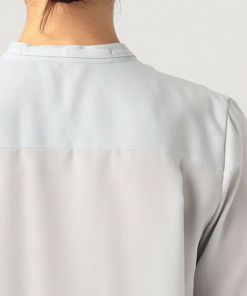 TOMORROWLAND / トゥモローランド シャツ・ブラウス（半袖以外） | スムースサテン ストリングネックブラウス | 詳細7