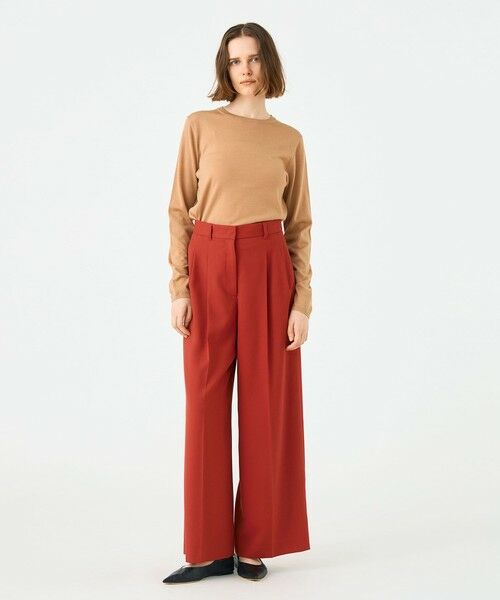 TOMORROWLAND / トゥモローランド ニット・セーター | シルケットウール クルーネックプルオーバー | 詳細1