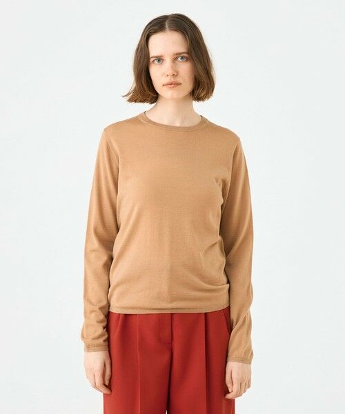 TOMORROWLAND / トゥモローランド ニット・セーター | シルケットウール クルーネックプルオーバー | 詳細2