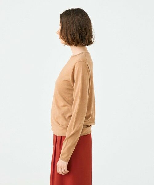 TOMORROWLAND / トゥモローランド ニット・セーター | シルケットウール クルーネックプルオーバー | 詳細3