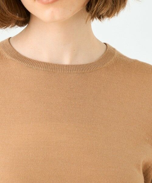 TOMORROWLAND / トゥモローランド ニット・セーター | シルケットウール クルーネックプルオーバー | 詳細5