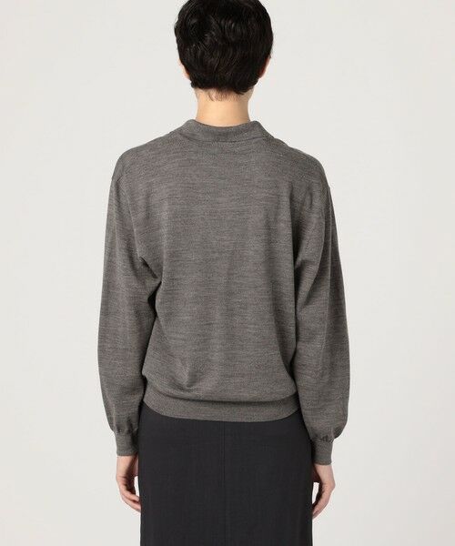 TOMORROWLAND / トゥモローランド ニット・セーター | シルケットウール オープンカラープルオーバー | 詳細4