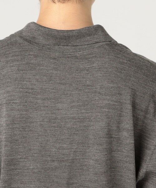 TOMORROWLAND / トゥモローランド ニット・セーター | シルケットウール オープンカラープルオーバー | 詳細6