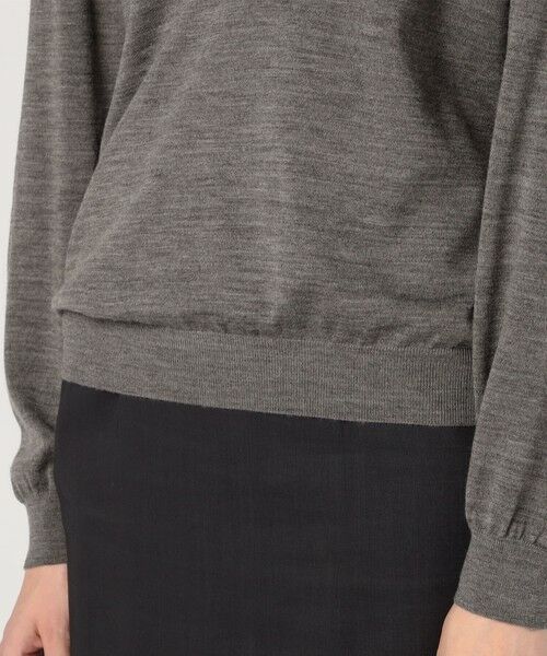 TOMORROWLAND / トゥモローランド ニット・セーター | シルケットウール オープンカラープルオーバー | 詳細8