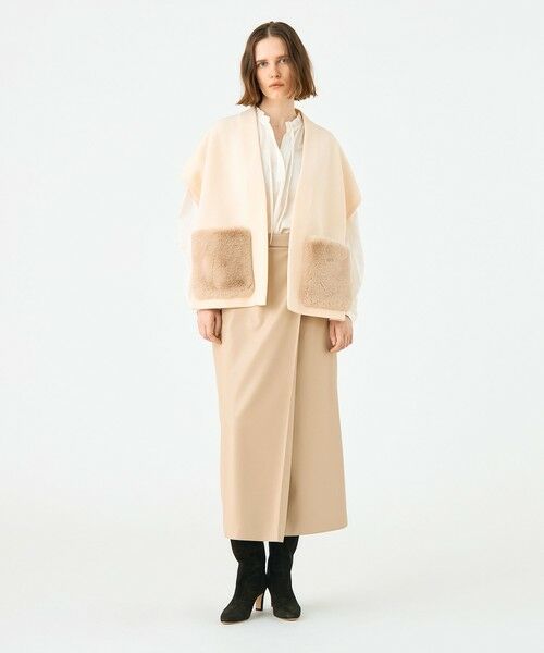 TOMORROWLAND / トゥモローランド カーディガン・ボレロ | ウールポリエステルミラノリブ ショートスリーブカーディガン | 詳細1