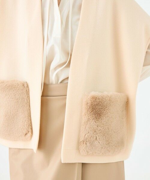 TOMORROWLAND / トゥモローランド カーディガン・ボレロ | ウールポリエステルミラノリブ ショートスリーブカーディガン | 詳細9