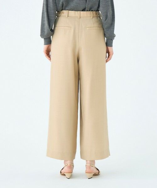 TOMORROWLAND / トゥモローランド その他パンツ | ライトカルゼ タックワイドパンツ | 詳細4