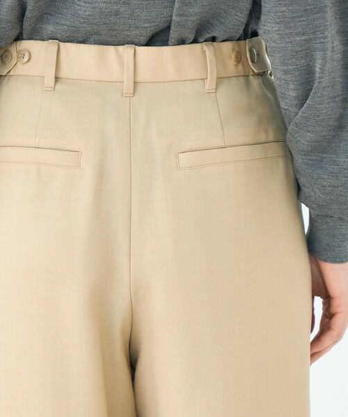 TOMORROWLAND / トゥモローランド その他パンツ | ライトカルゼ タックワイドパンツ | 詳細6